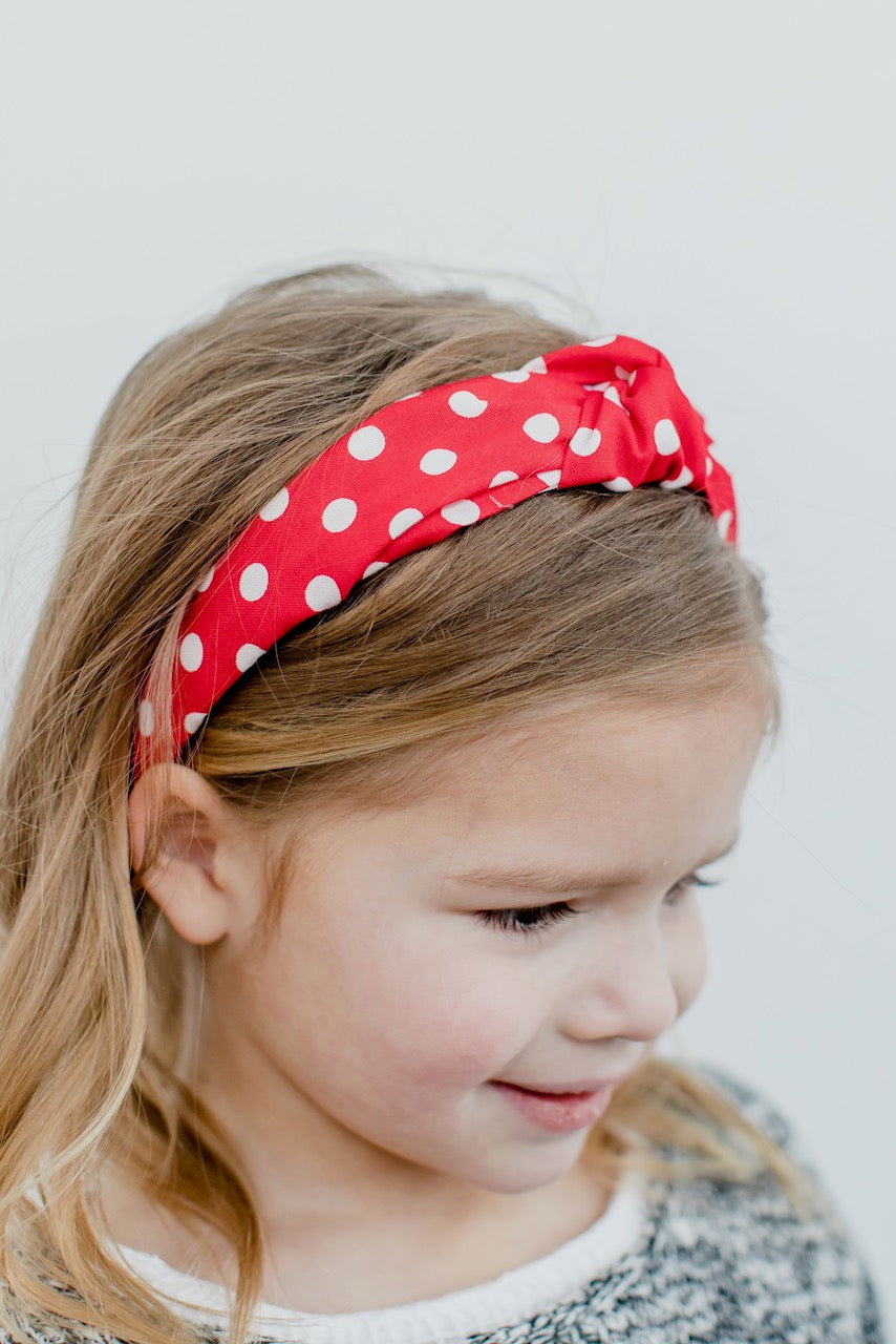 Minnie's Polka Dot  | Knotted Headband