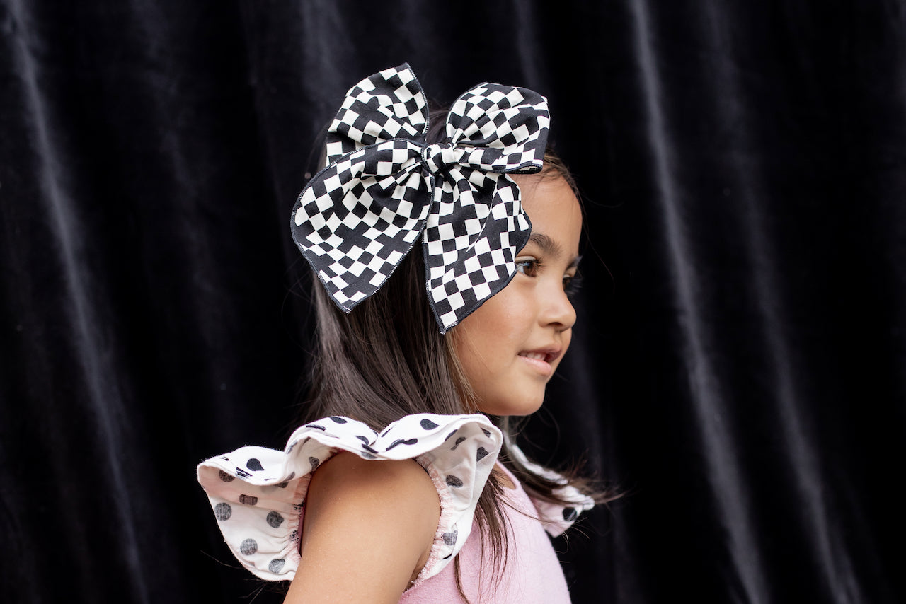 Checkers | Party Bow