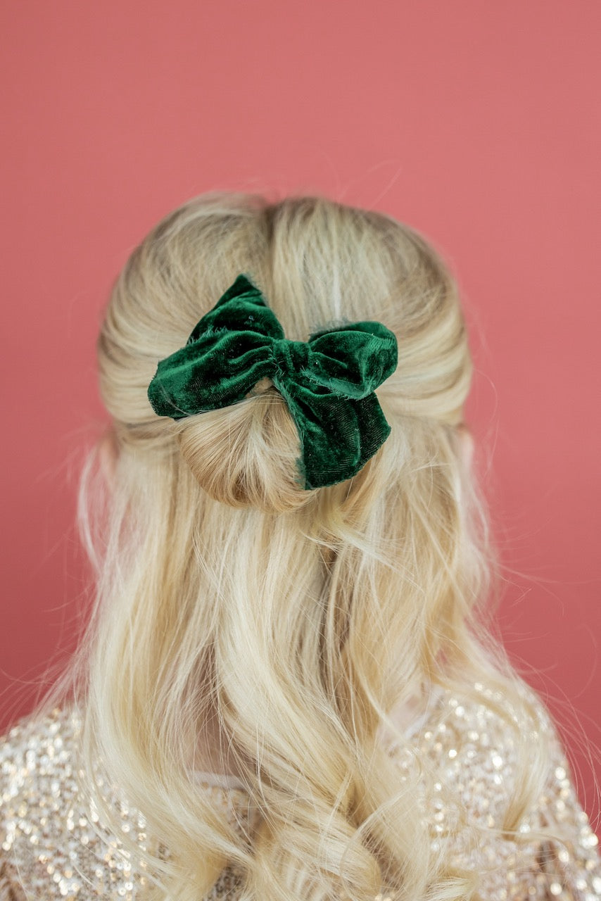 Evergreen | Velvet Ribbon Bow