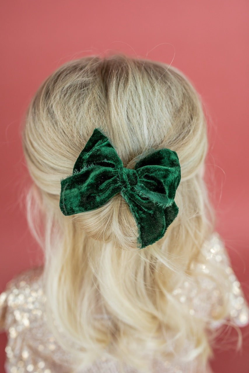 Evergreen | Velvet Ribbon Bow