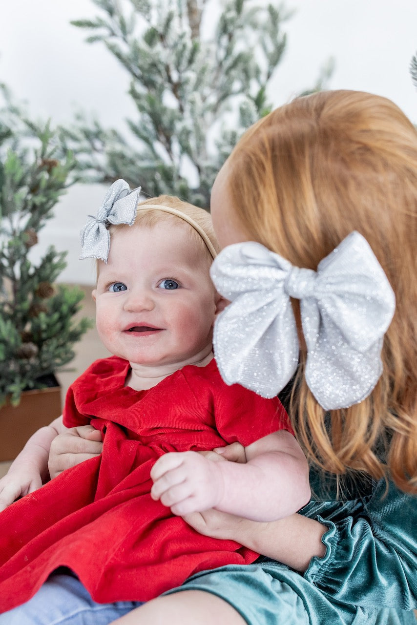 Tinsel | Petite Party Bow