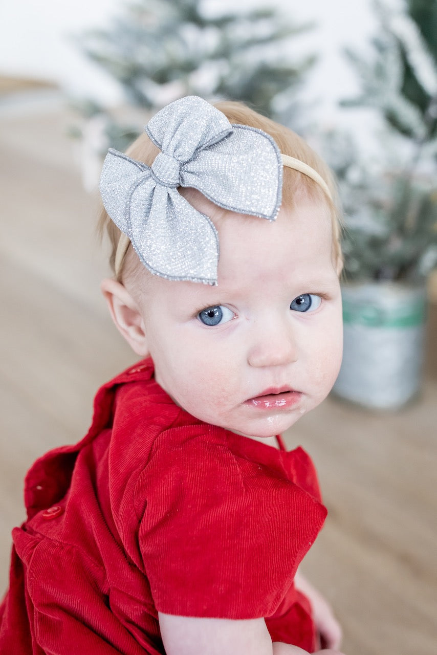 Tinsel | Petite Party Bow