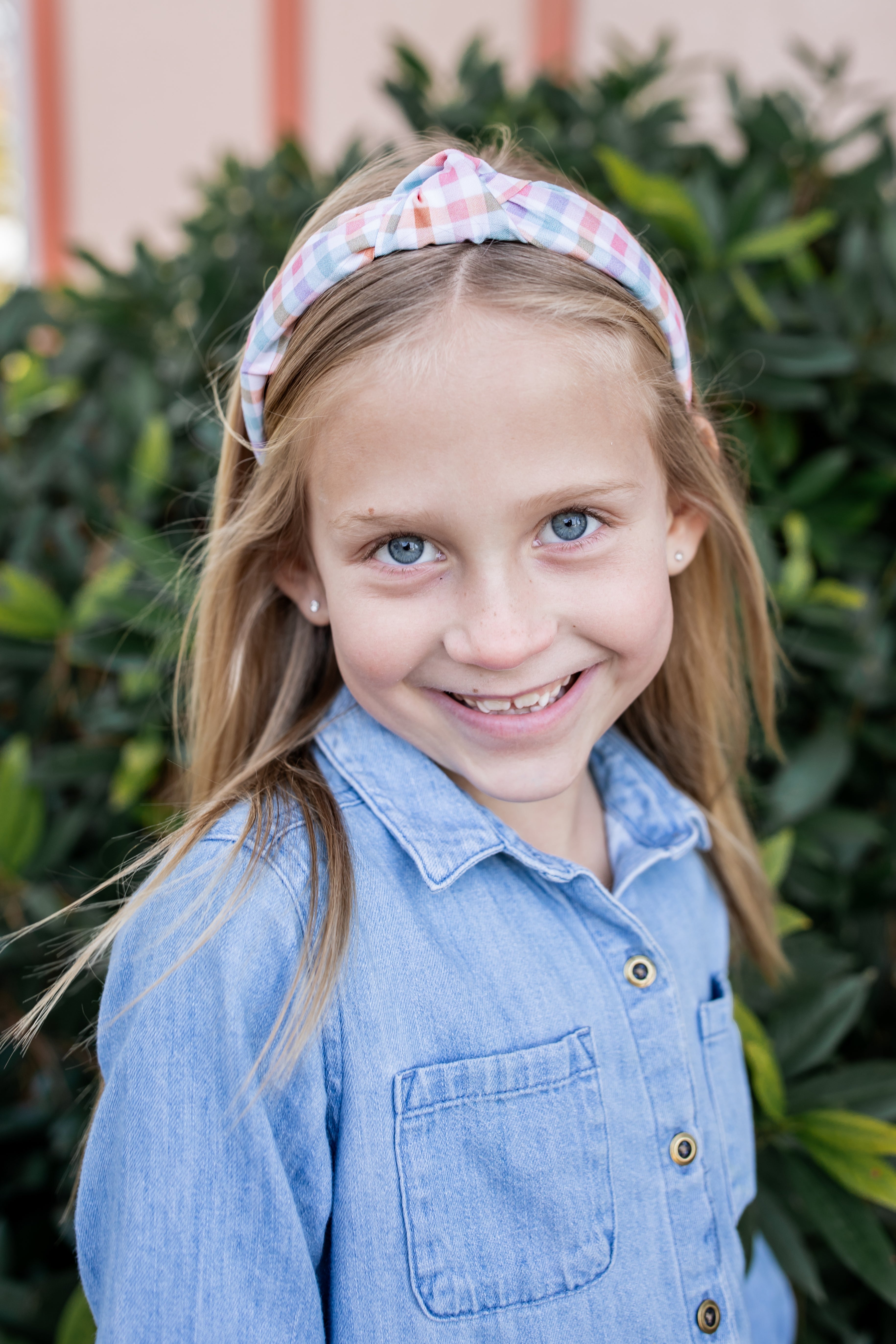 Easter Gingham | Knotted Headband