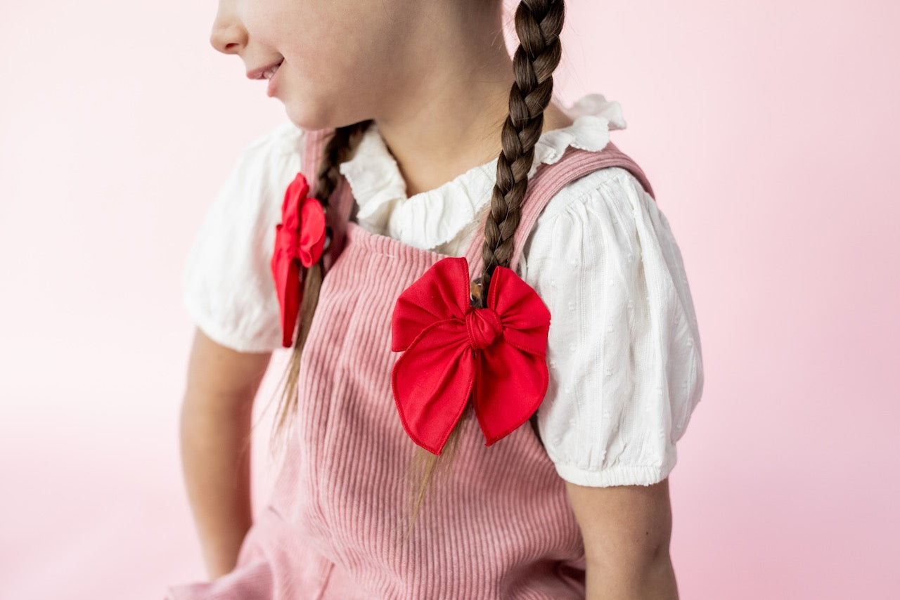 Red | Petite Party Bow