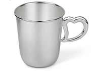 Krysaliis Sterling Silver Baby Cup - Heart