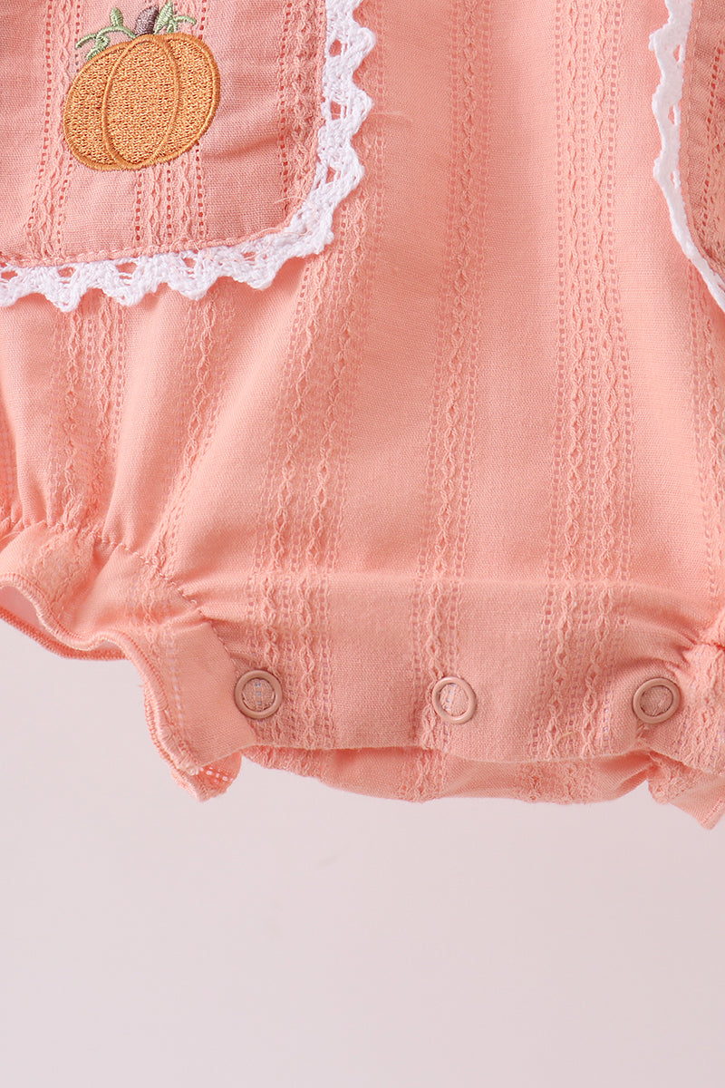 Pumpkin Jacquard Embroidery Pocket Bubble
