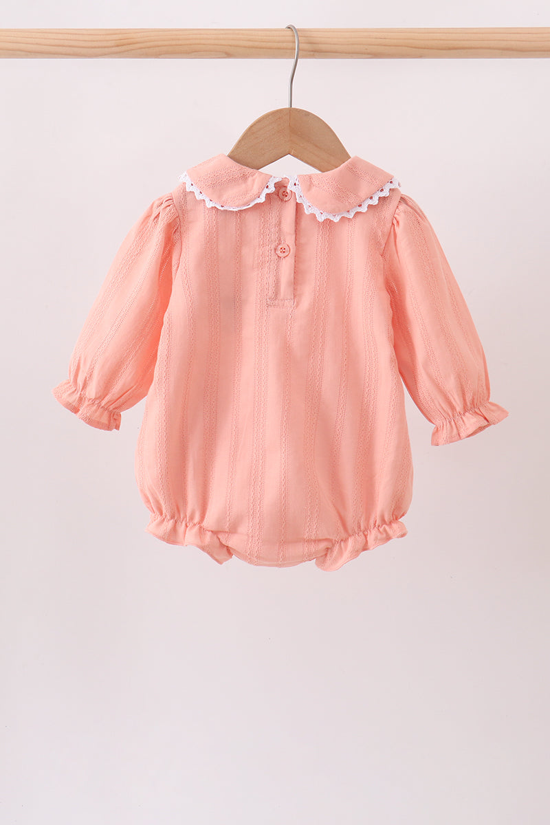 Pumpkin Jacquard Embroidery Pocket Bubble