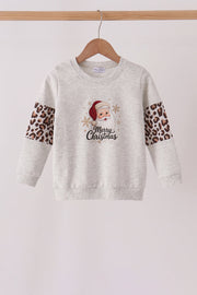 Grey Christmas Santa Claus Sweatshirt