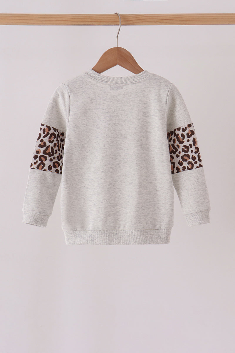 Grey Christmas Santa Claus Sweatshirt