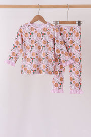 Pink Milk Cookie Holly Bamboo Pajama Set