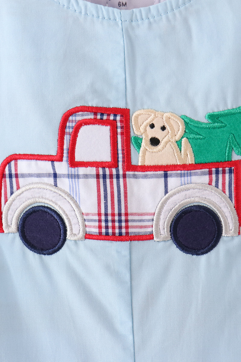 Blue Plaid Deer Reversible Jonjon