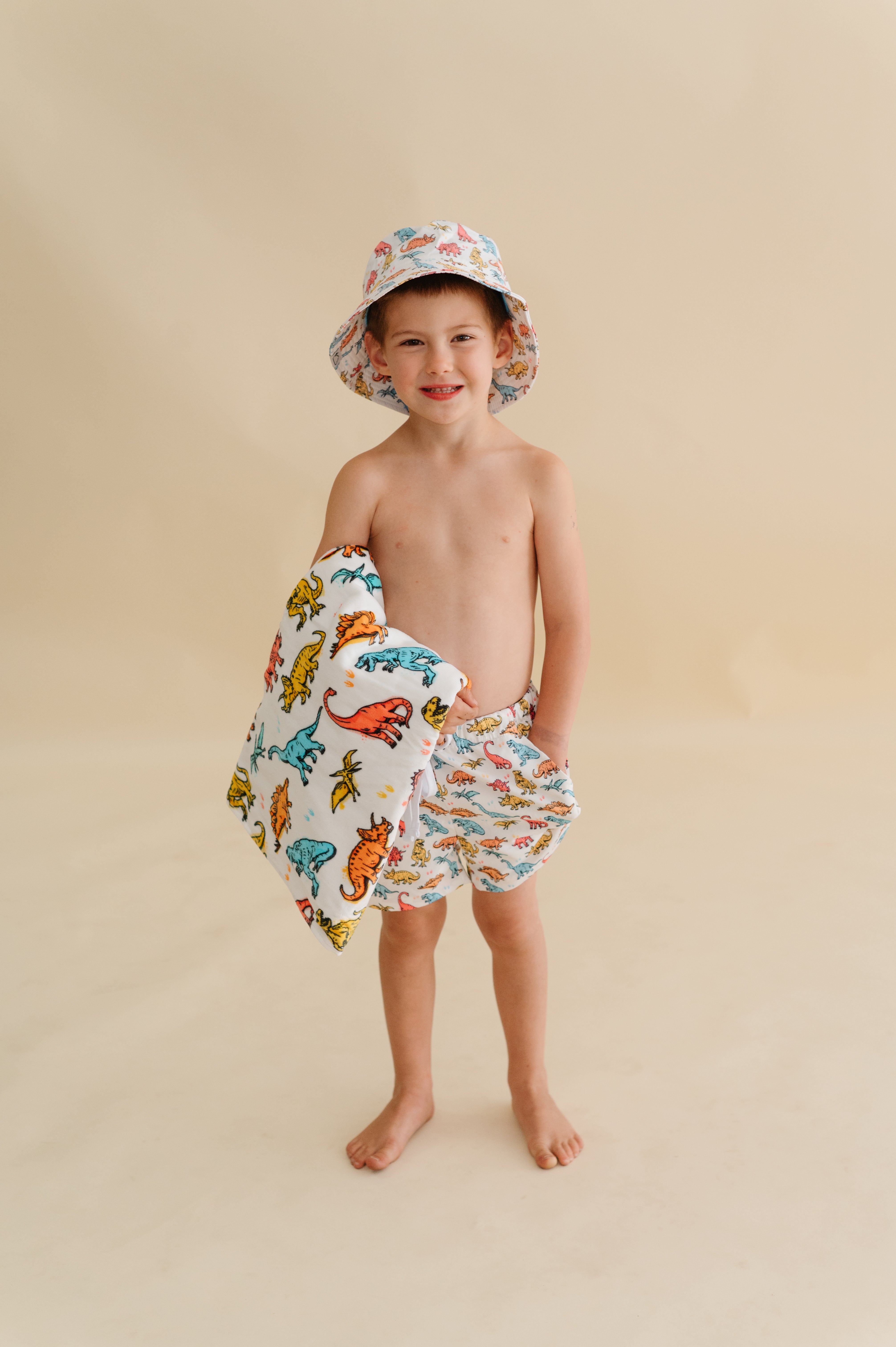 Color Me Dino Dream Swim Trunks