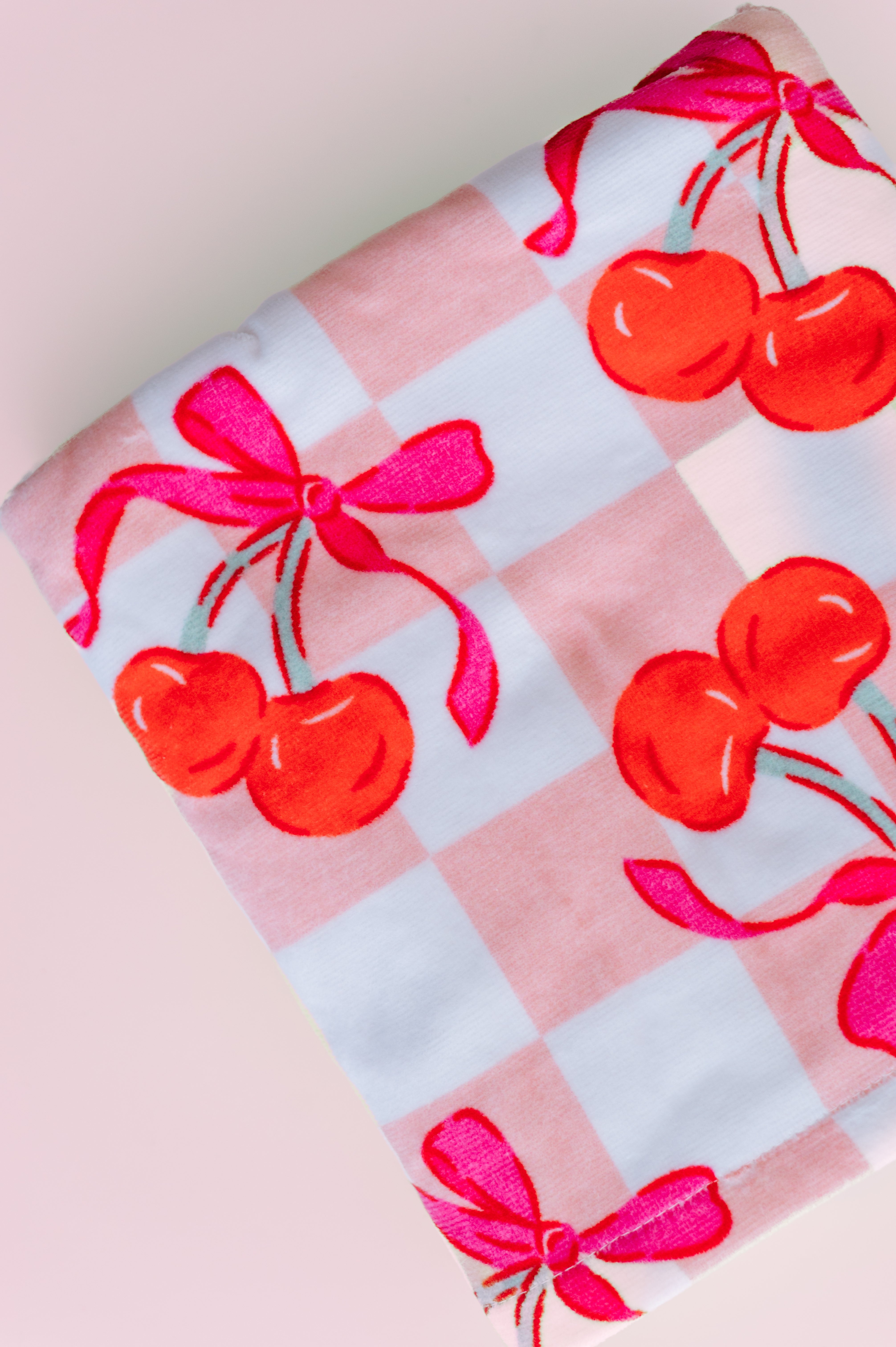 Cherry Sweet Checkers Dream Towel