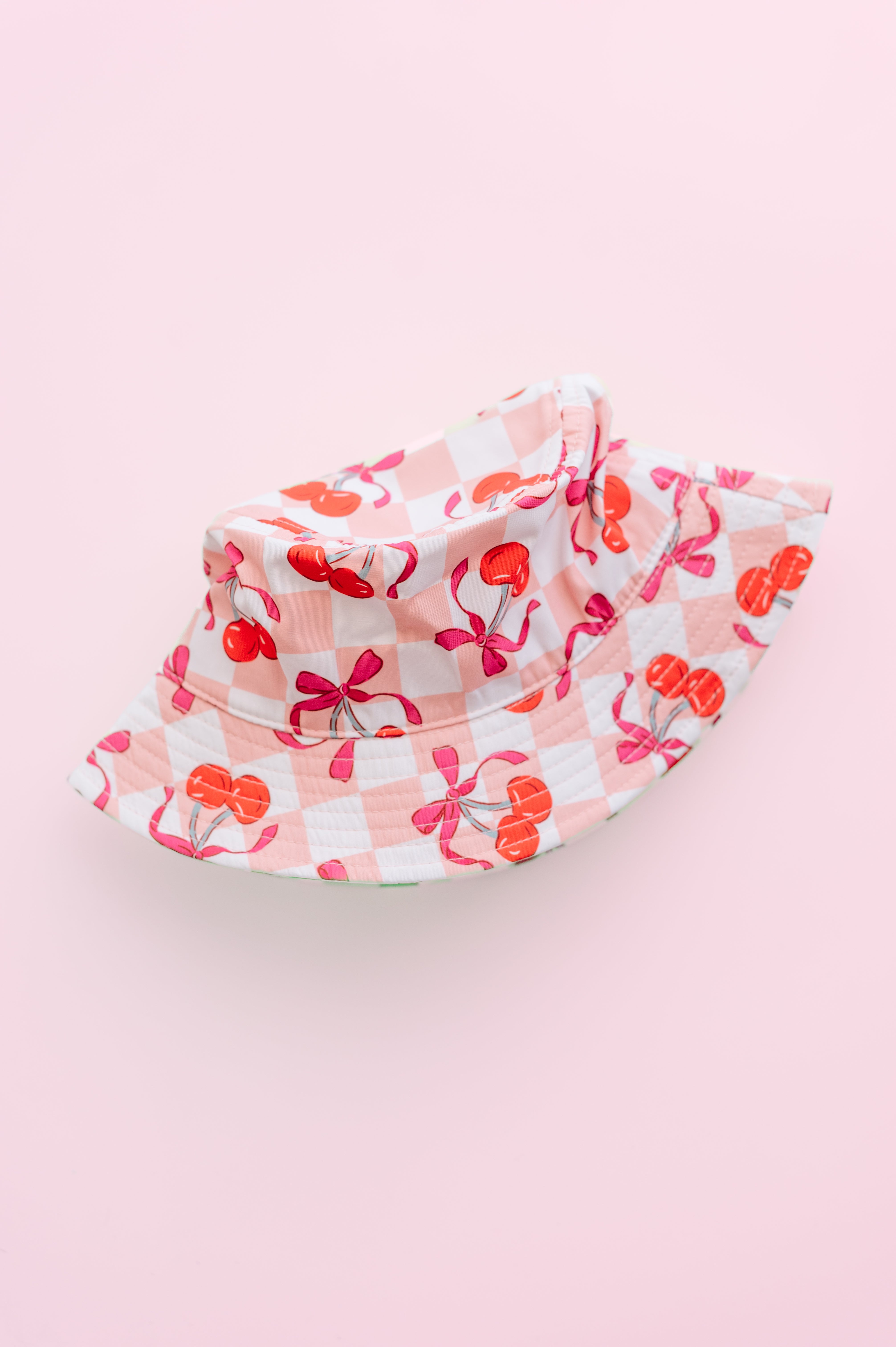 Cherry Sweet Checkers Dream Bucket Hat