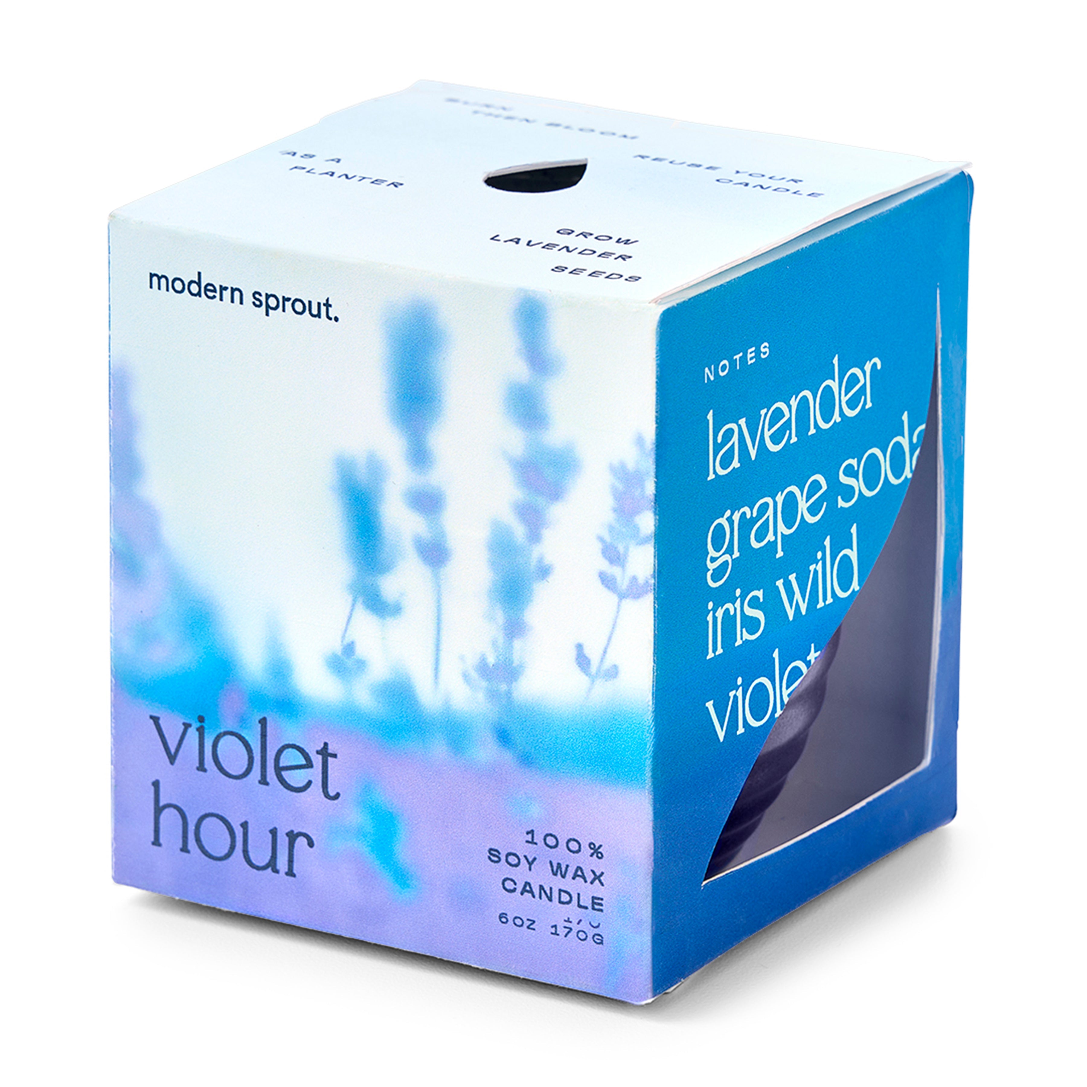 Garden Vibes Candle/planter 2-in-1