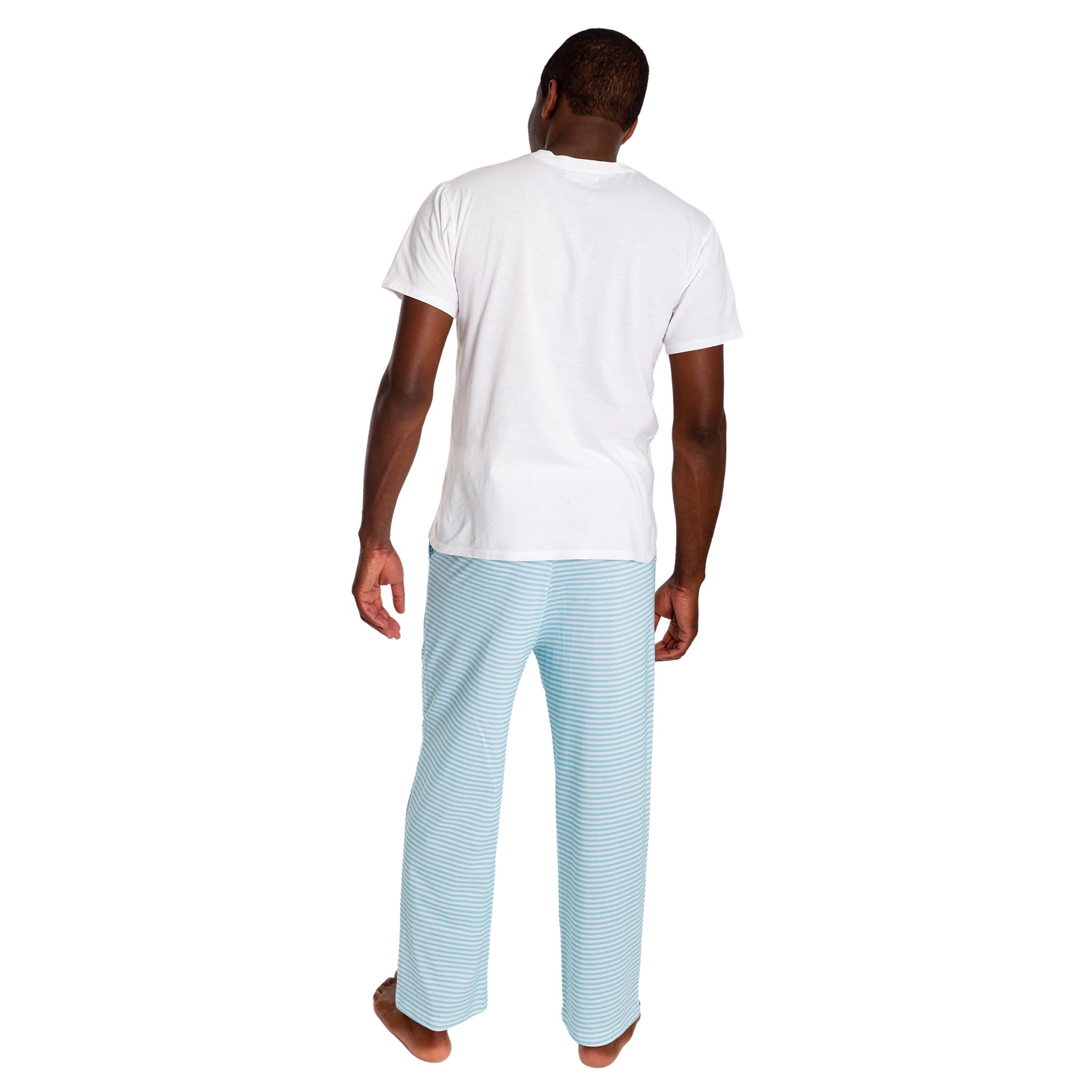 Men's Sky Blue Jersey Pj Pants