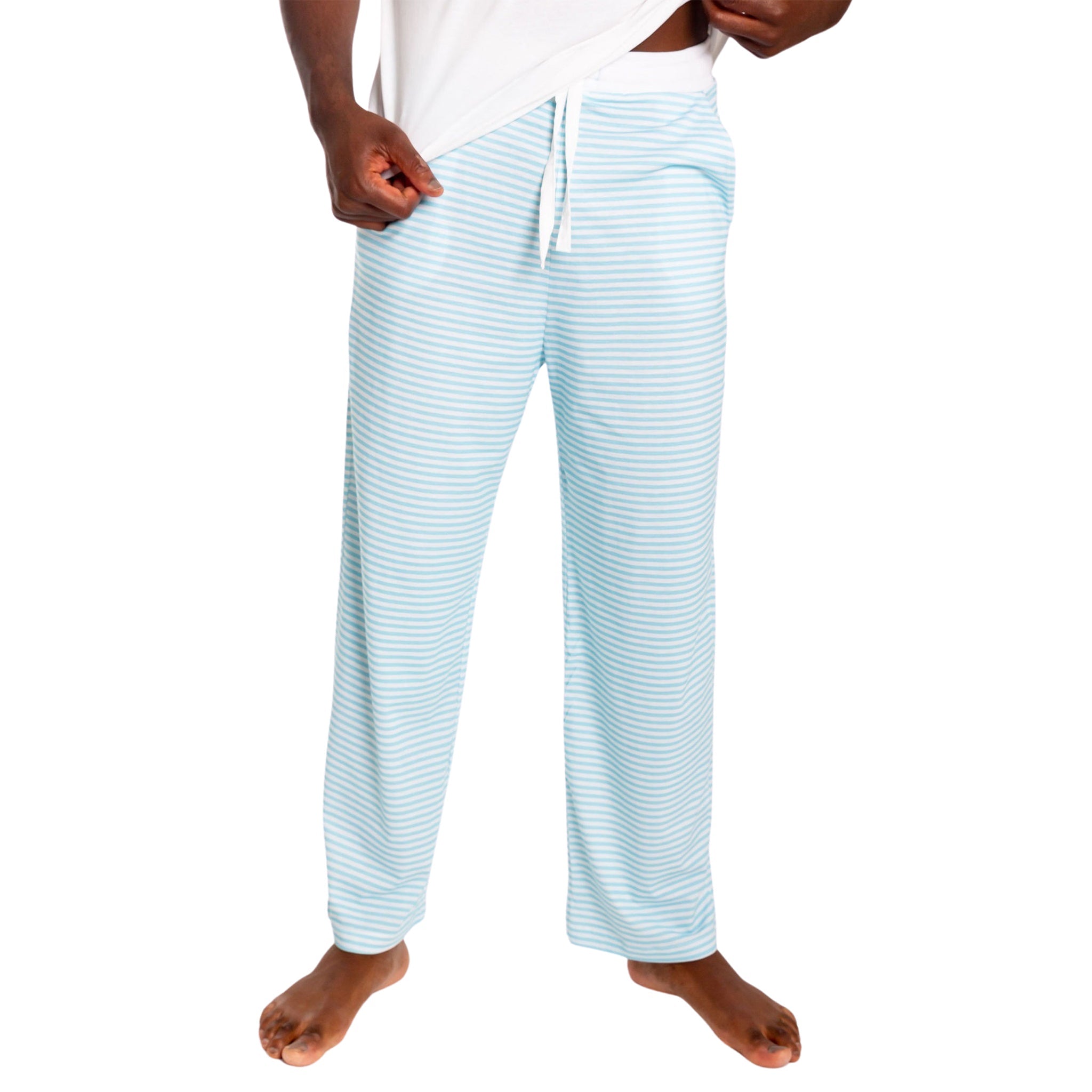 Men's Sky Blue Jersey Pj Pants