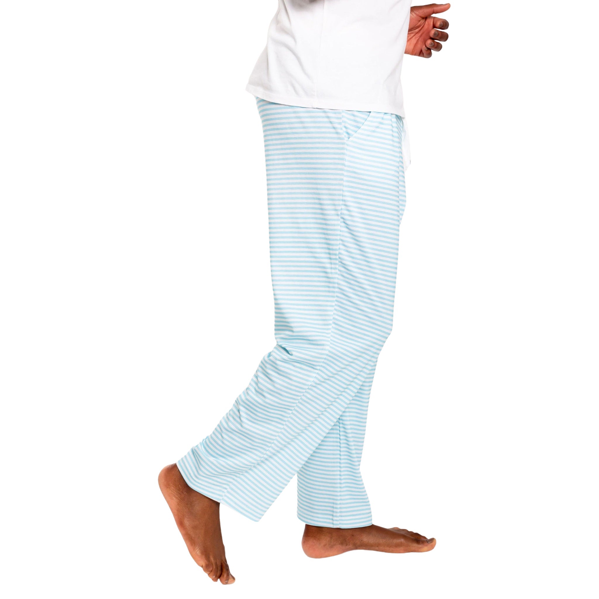 Men's Sky Blue Jersey Pj Pants