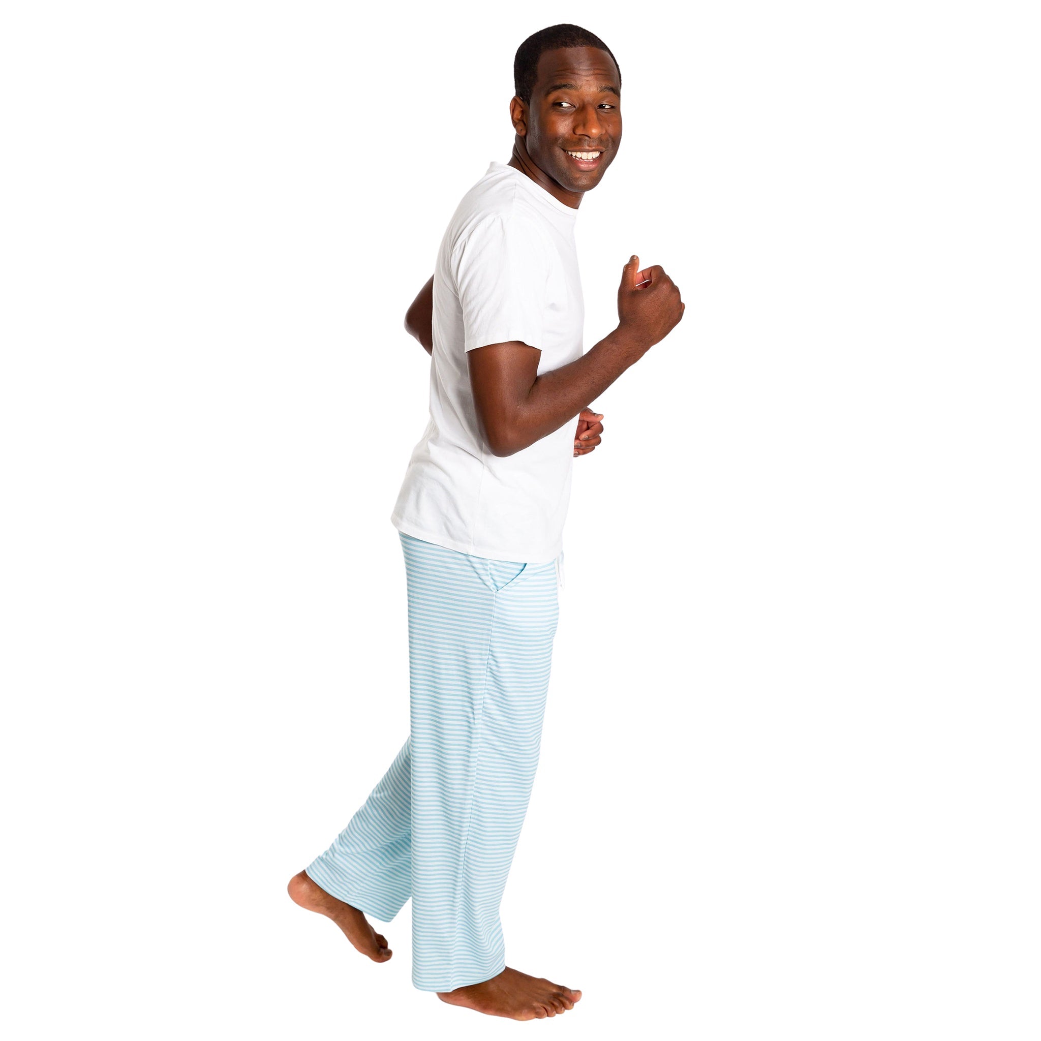 Men's Sky Blue Jersey Pj Pants