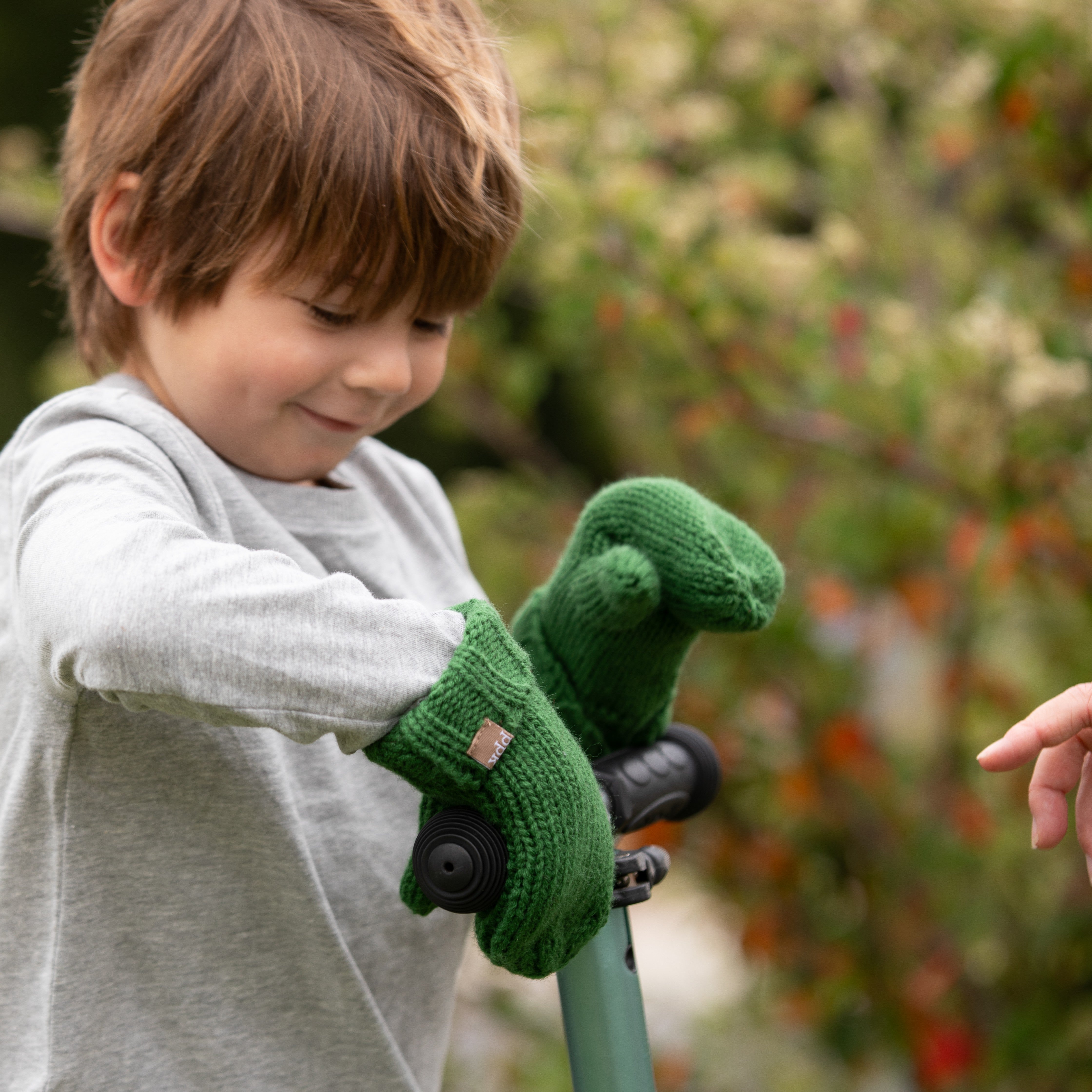 Kids Knitted Mittens With Fleece-lined Interior - Cold Weather Basics - Boys 1-12 Y