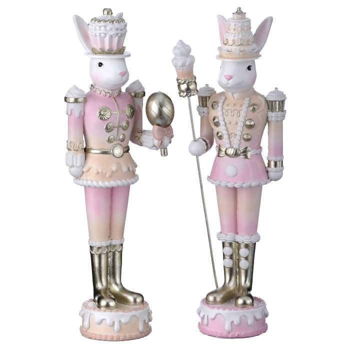 Pink Champagne Soldier Bunnies