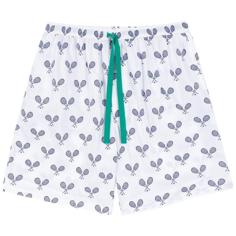 Men's Tennis Navy Sleep Shorts