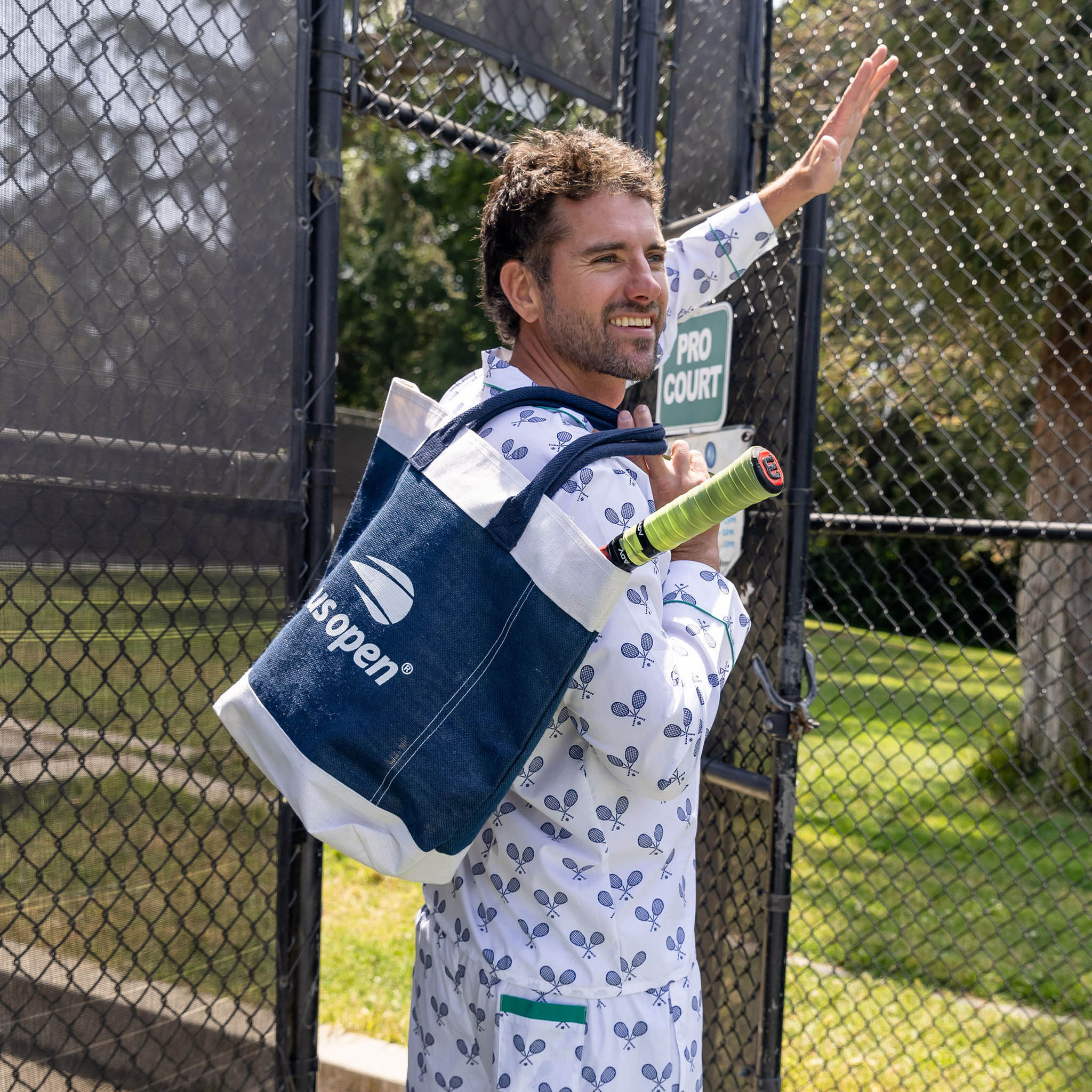 Men's Tennis Navy Sleep Shorts