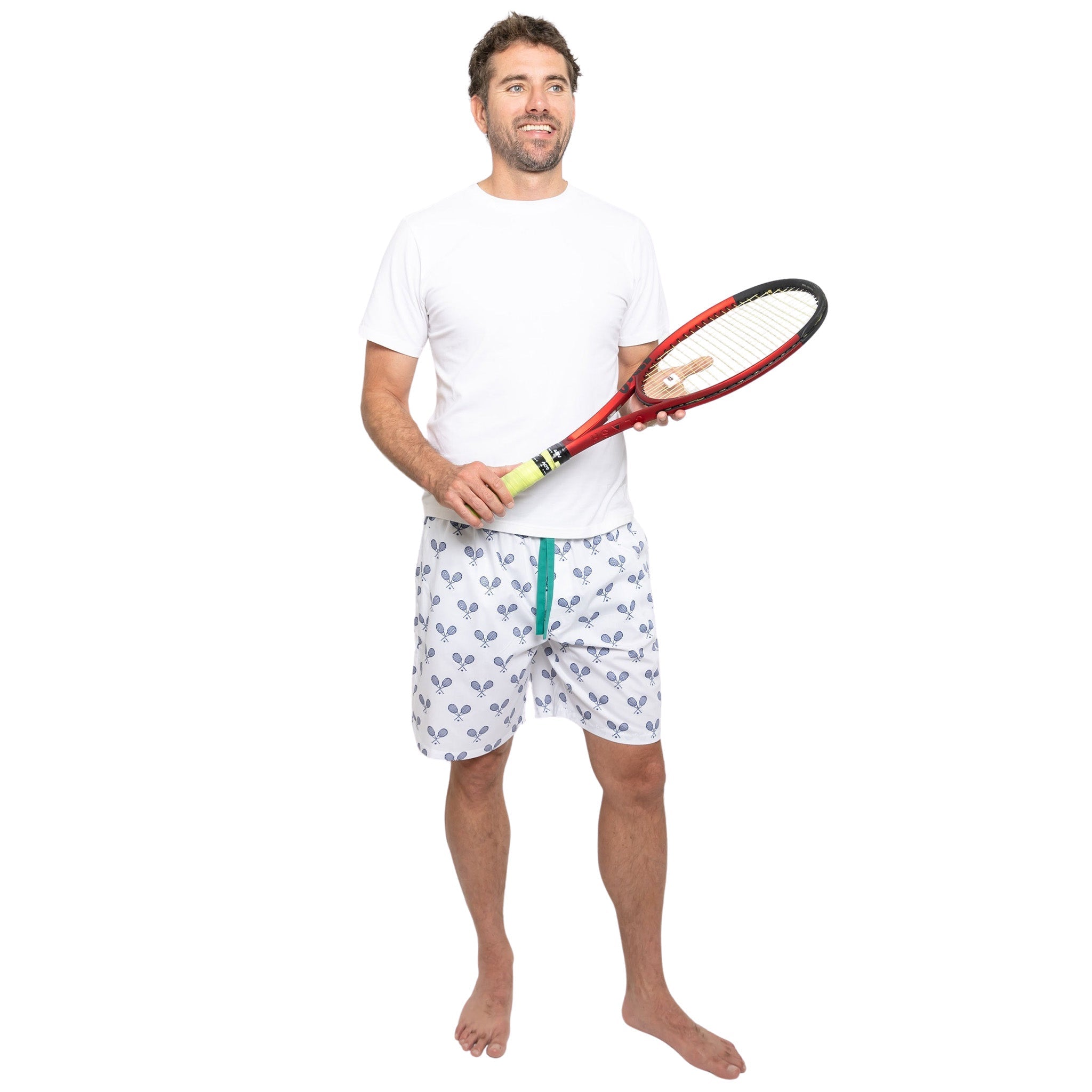 Men's Tennis Navy Sleep Shorts