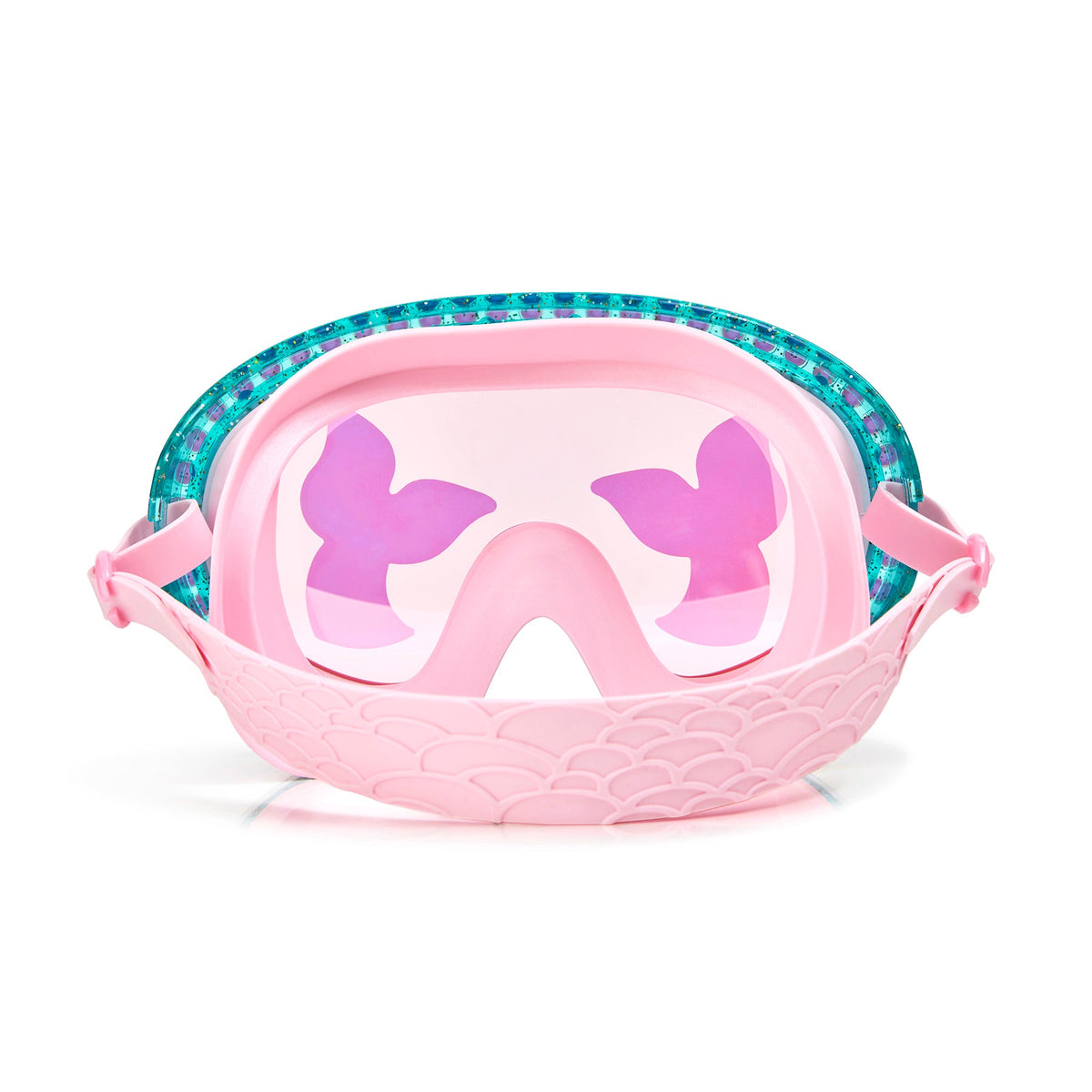 Jewel Pink Blue Kids' Swim Mask
