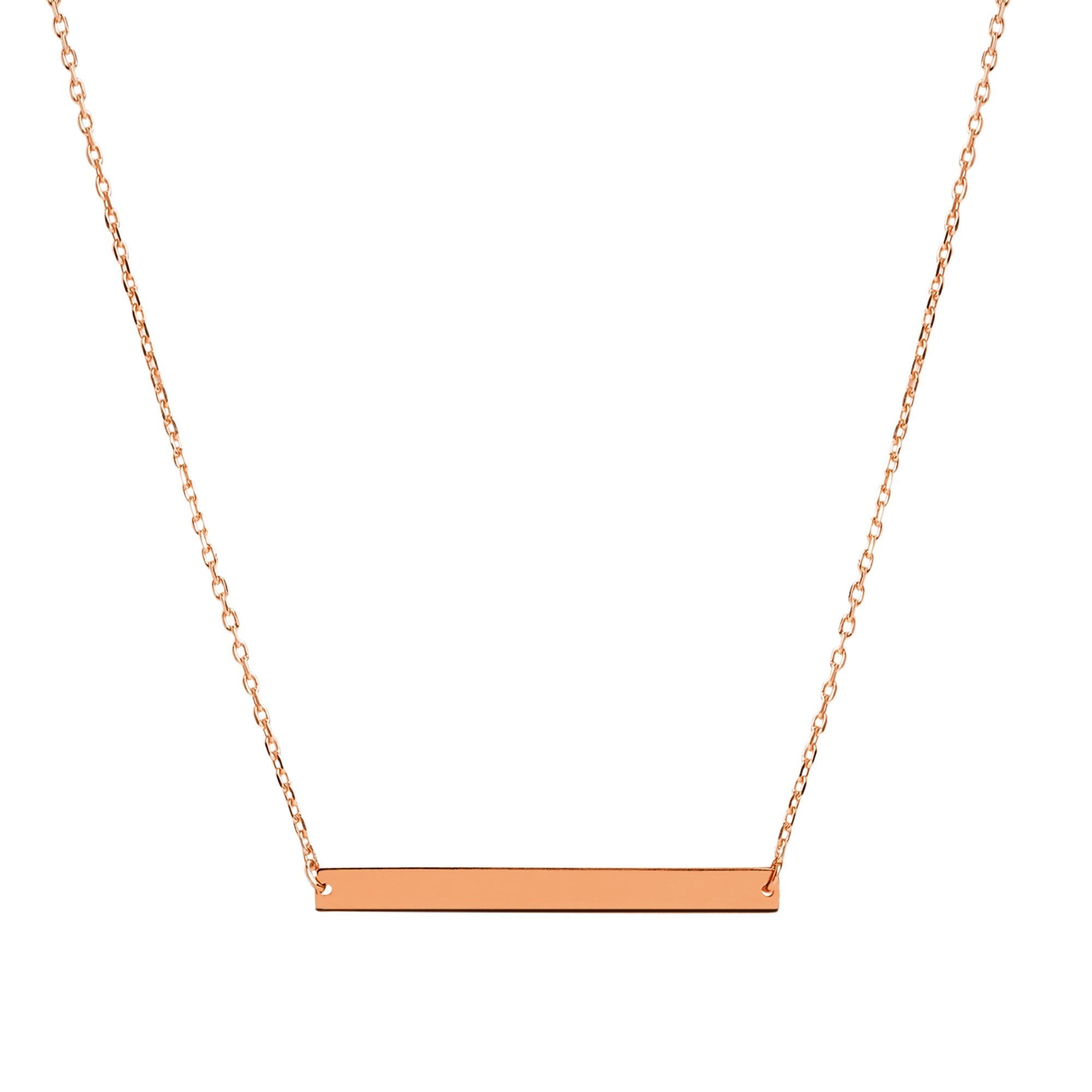 Mysha Personalized Bar Of Strength Pendant