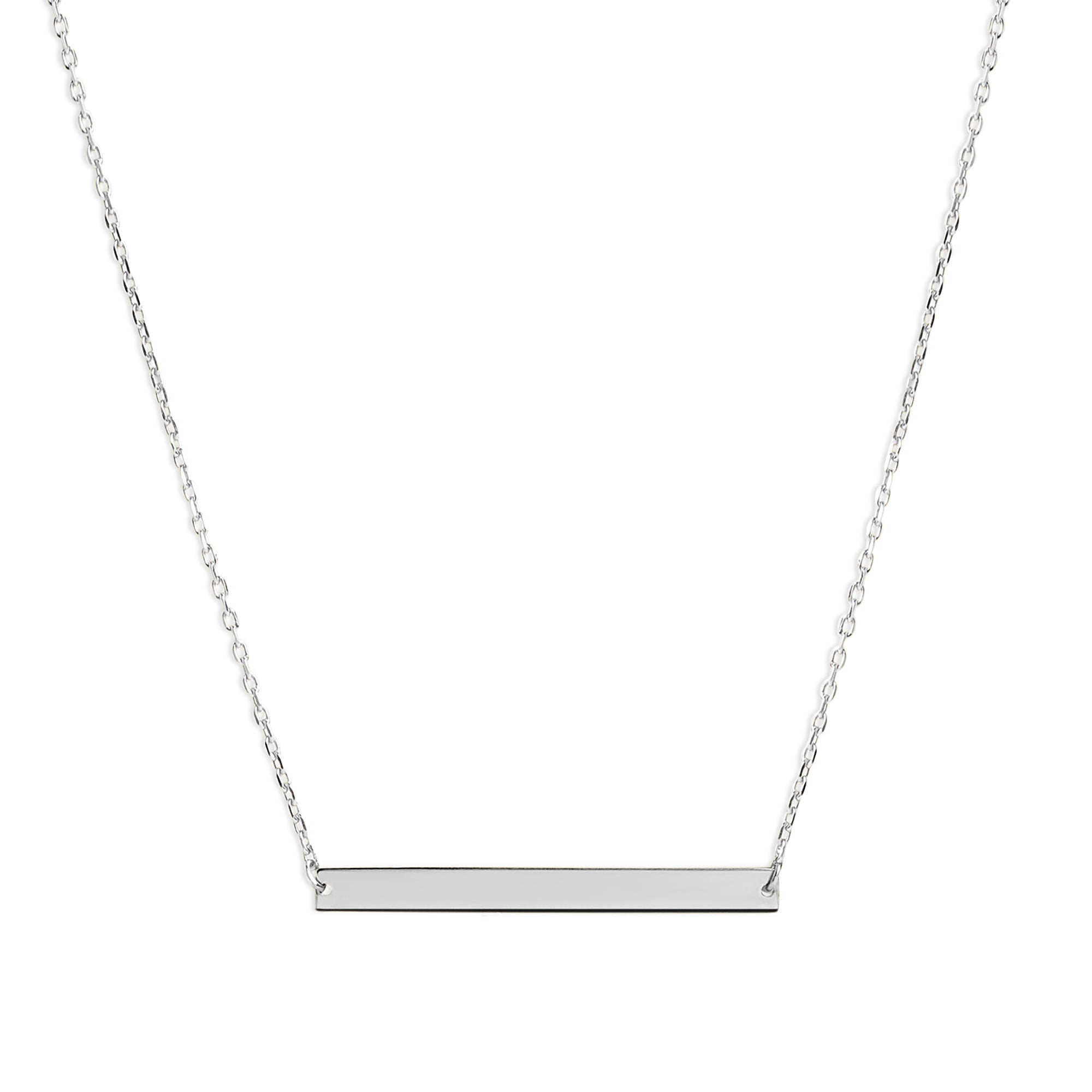 Mysha Personalized Bar Of Strength Pendant