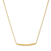 Mysha Personalized Curved Bar Pendant