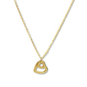Mysha Love In Bloom Dual Heart Ring Pendant
