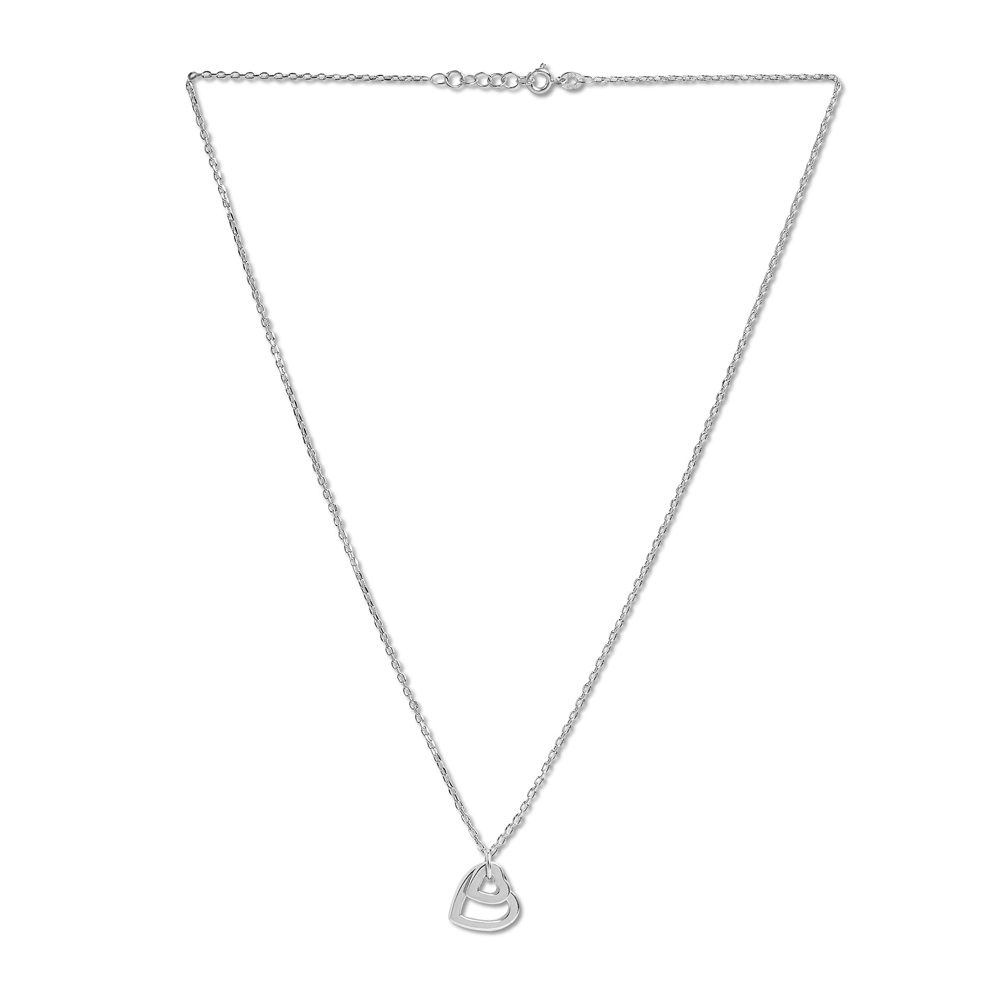 Mysha Love In Bloom Dual Heart Ring Pendant
