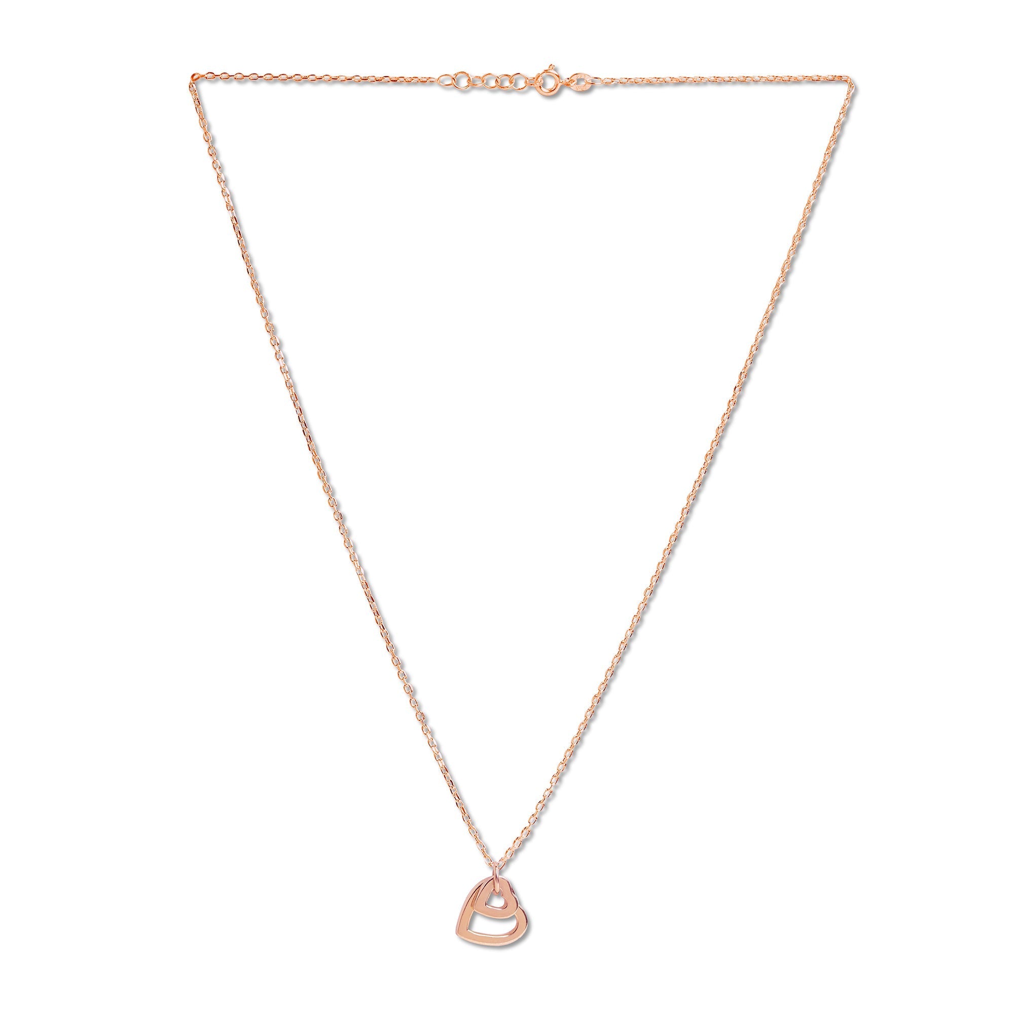 Mysha Love In Bloom Dual Heart Ring Pendant