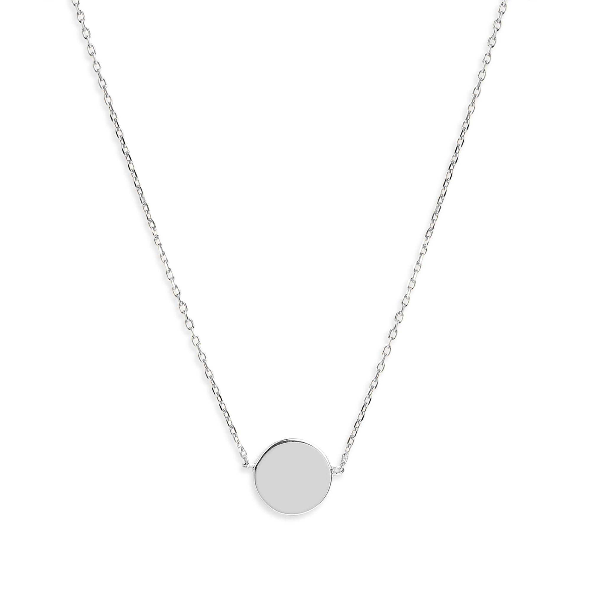 Mysha Initial Unity Circle Pendant - Single