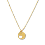 Mysha Personalized Couples' Heart Puzzle Pendant