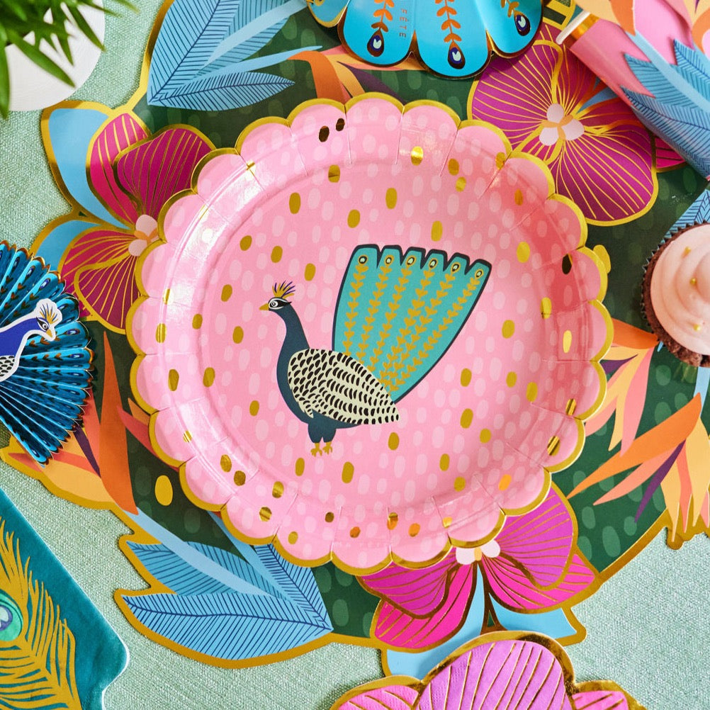 Tropical  Dinner Plates (8)