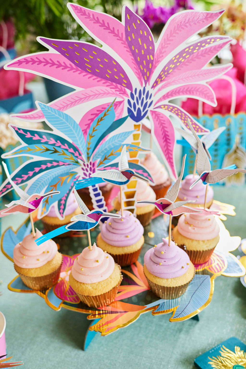 Tropical Cupcake Stand