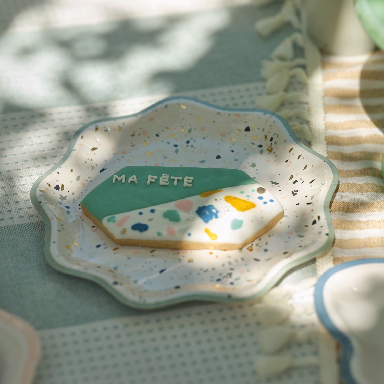 Terrazzo Dessert Plates (8)