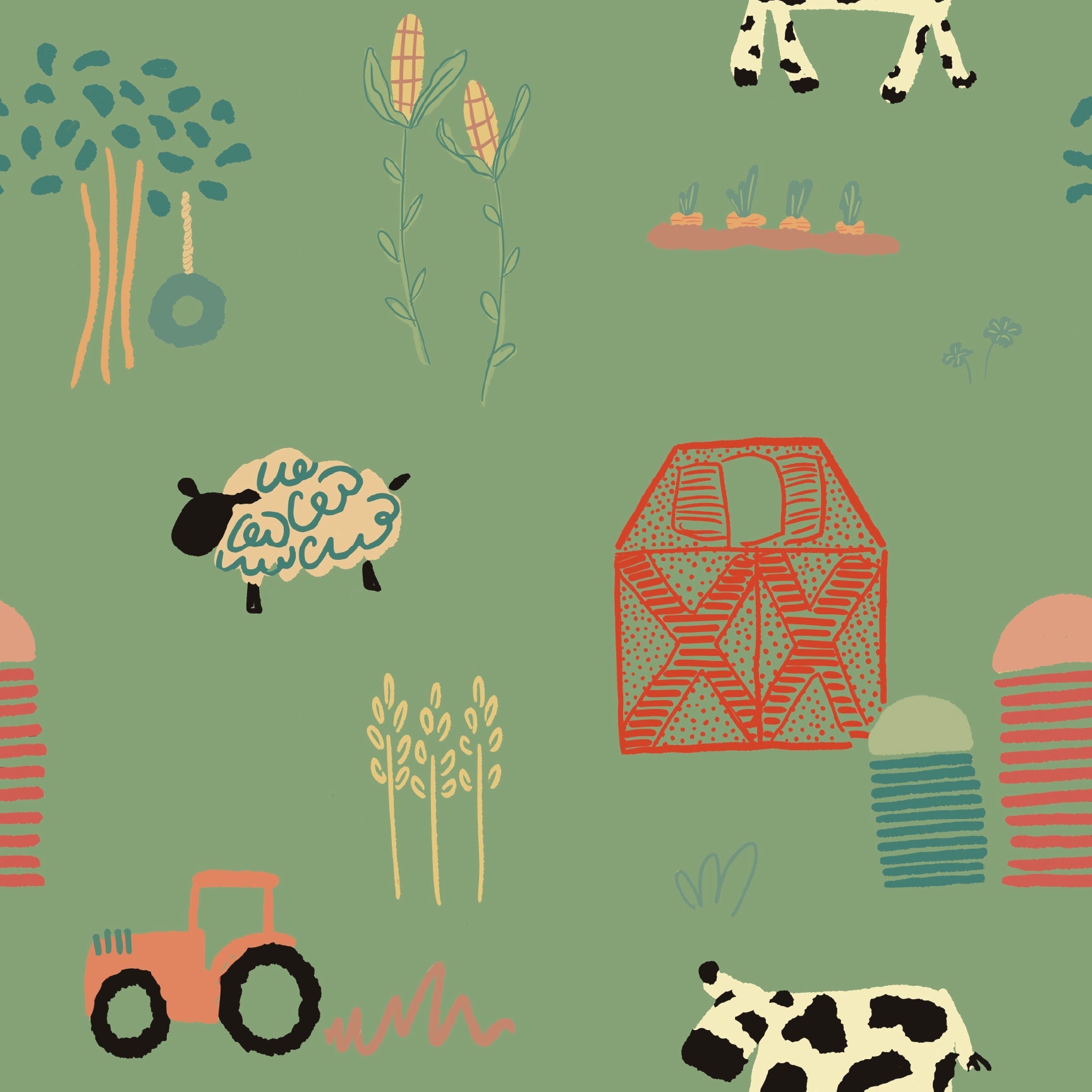 Macdonald Wallpaper By Grumble Co. Designs