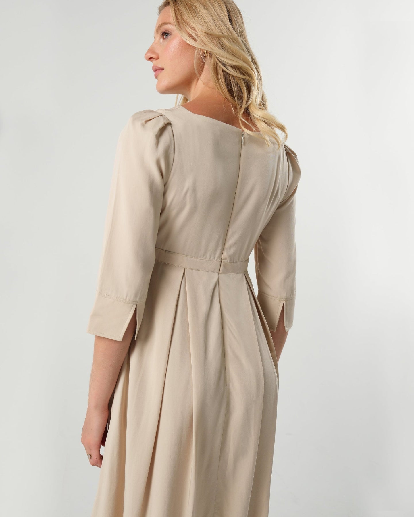 Sarah Tencel Empire Maternity & Nursing Dress