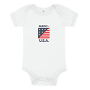 100% Airlume Combed, Ring-spun Cotton Onesie  - Made In The Usa (size 3-6 Mo)