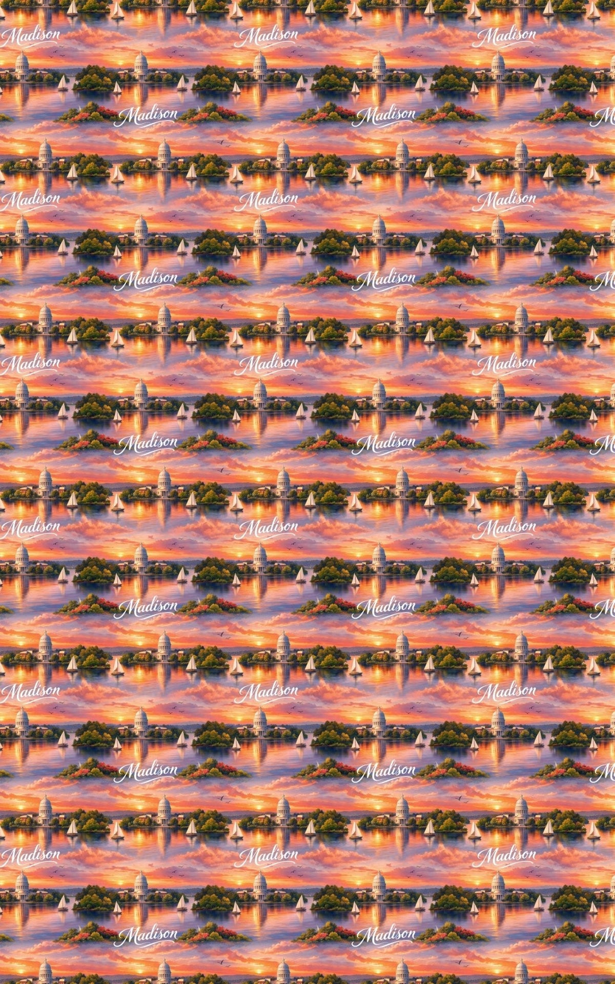 Madison Capitol Lakes Wrapping Paper