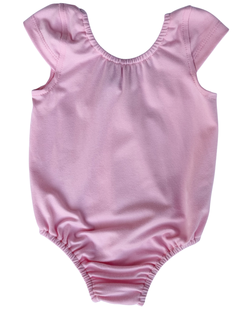Maggie Cap Sleeve Leotard - Pink Petal