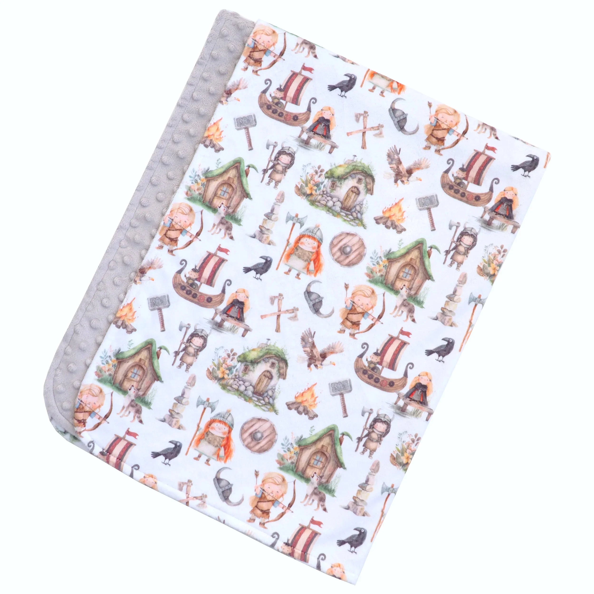 Baby & Toddler Minky Blanket - Vikings