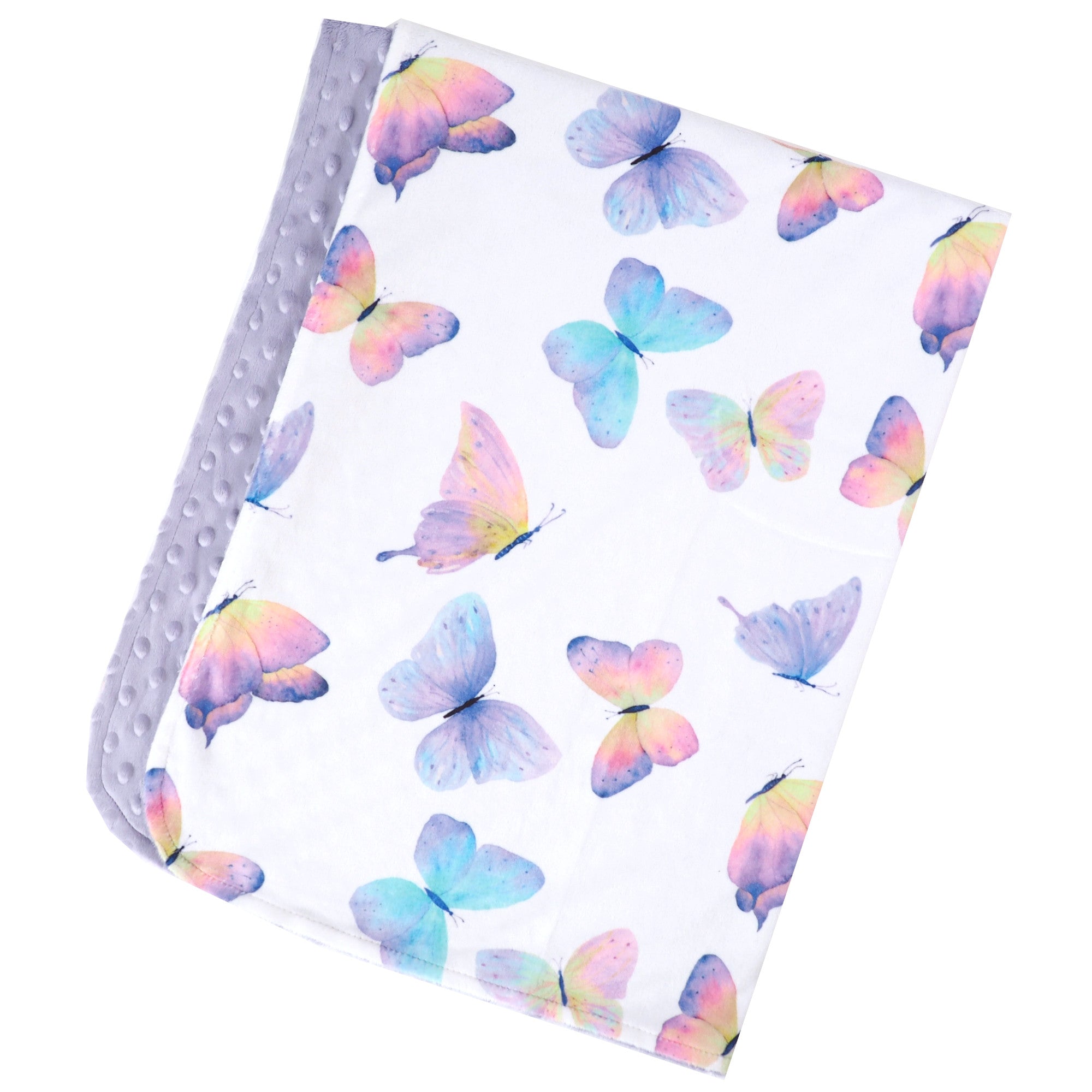 Butterfly Minky Baby Blanket