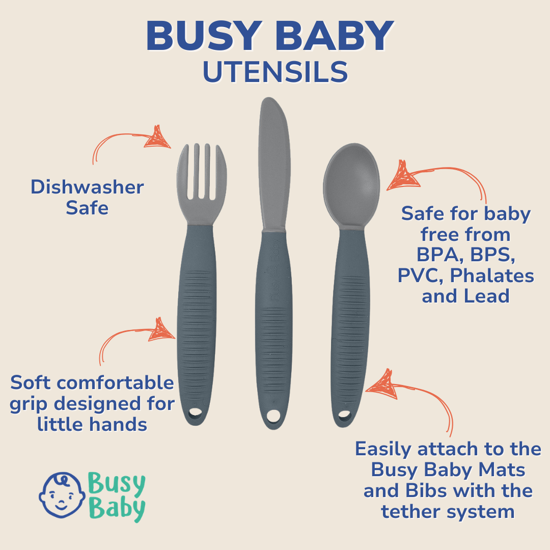 Busy Baby Eating Utensils