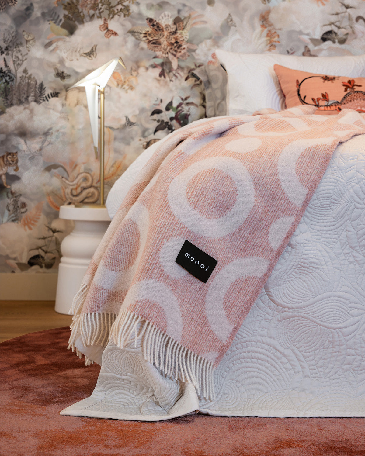 Blanket Moooi Umbrella Squid Dusty Pink