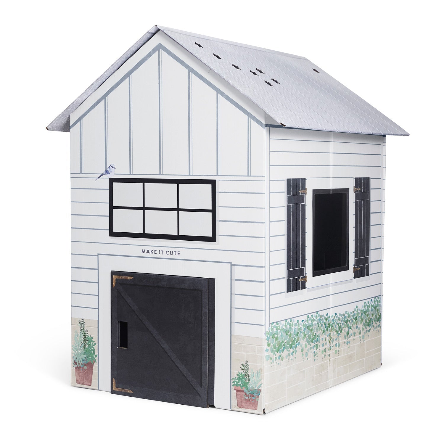 Modern Farmhouse - Cardboard Playhouse
